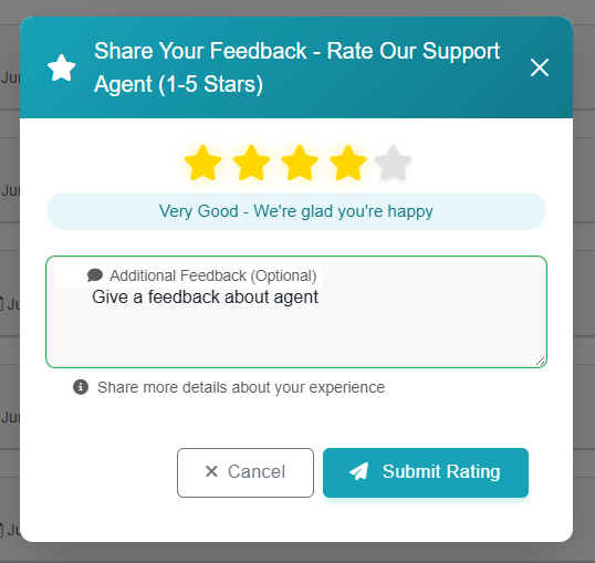 Rating Interface